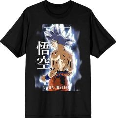 Dragonball Z Super Ultra Instinct Men's Black Graphic Crew Neck Tee