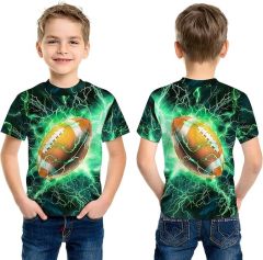 3D Graphic T Shirts for Boys Girls Kids Casual Crewneck Short Sleeve Tops Tees