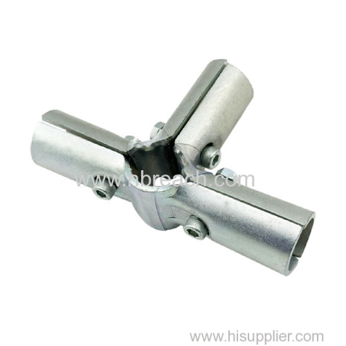 3/4" Pipe Fitting 4 Way Structural Pipe Connector USA Standard Electrical Metallic Tubing EMT Connectors for Pipe DIY Bu