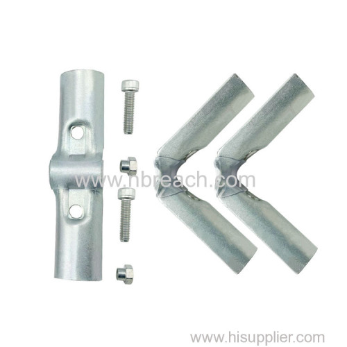 3/4" Pipe Fitting 4 Way Structural Pipe Connector USA Standard Electrical Metallic Tubing EMT Connectors for Pipe DIY Bu