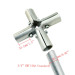 3/4" Pipe Fitting 5Way Structural Pipe Connector USA Standard Electrical Metallic Tubing EMT Connectors for Pipe DIY Bui