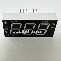 Ultra bright white LED Display 7 Segment 3 Digit 12.7mm Common cathode for Refrigeration control panel