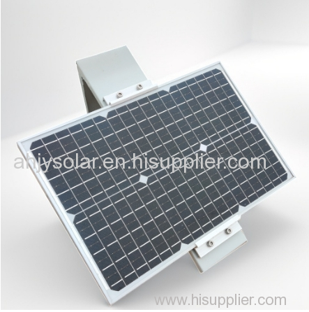 Solar photovoltaic panel monitoring power supply system