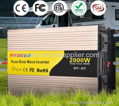 2000W Pure Sine Wave Solar PV Inverter 12/24/48V to 220V Power Inverter