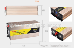 Full power 5000W12V pure sine wave 24V48V to 220V car high-power inverter