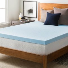 Cool Gel Memory Foam Mattress Topper Feel Comfortable Summer-using Roll packing