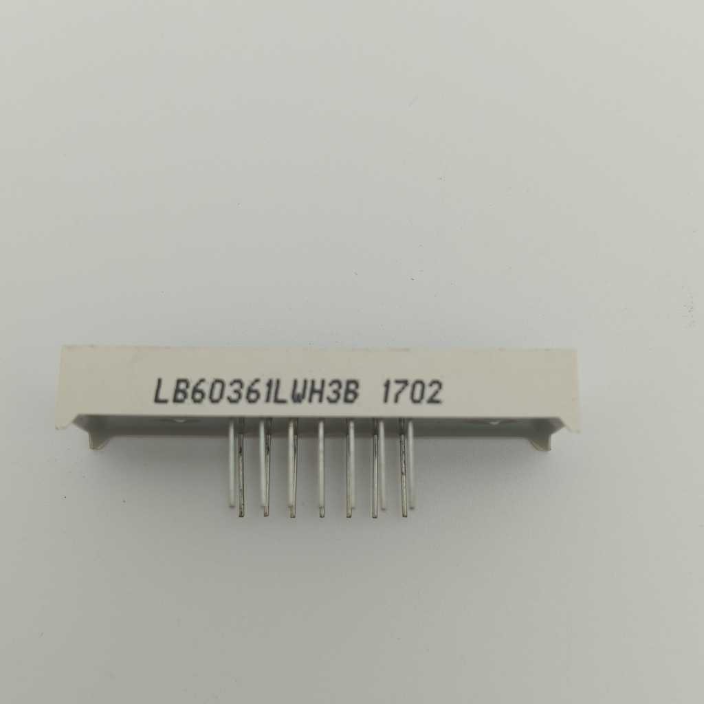 Pantalla LED blanca de ánodo común de 7 segmentos, 6 dígitos y 0,36 pulgadas de alta calidad para controlador de procesos