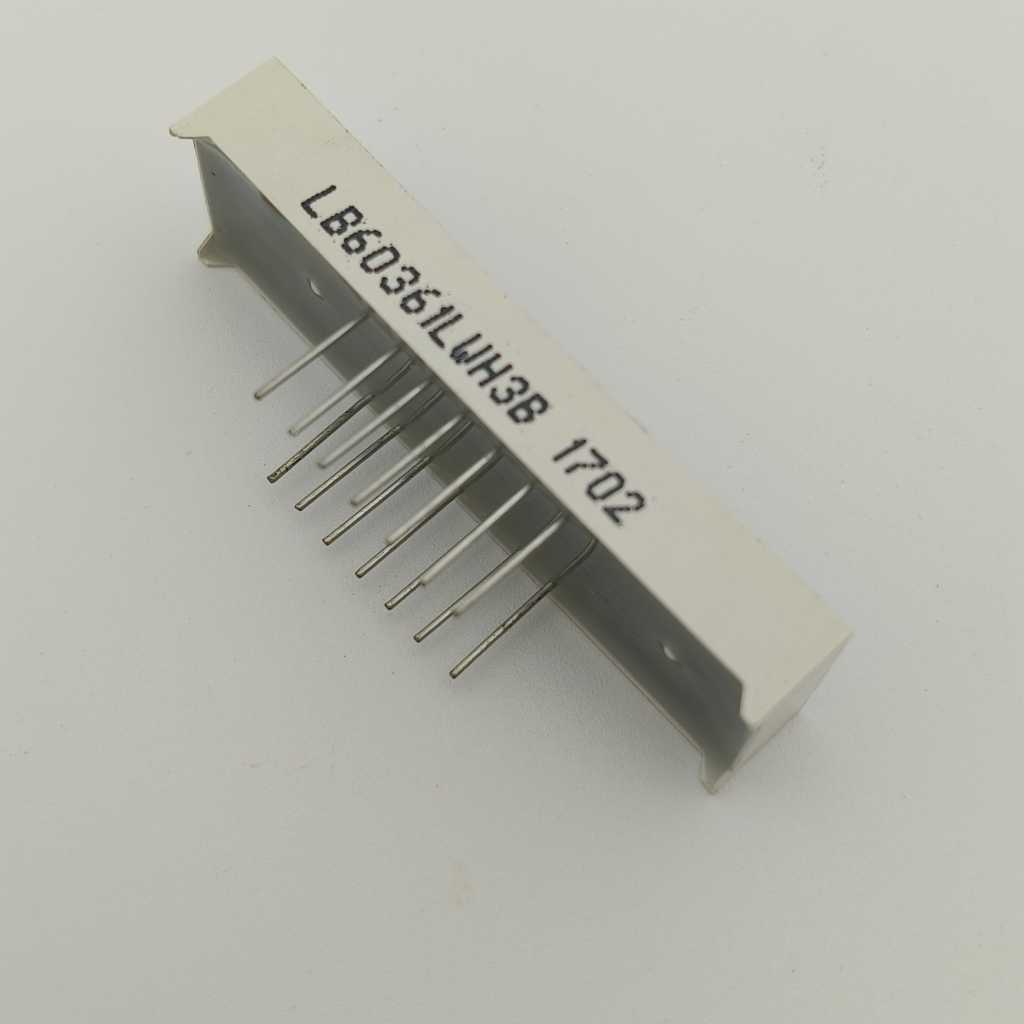 Pantalla LED blanca de ánodo común de 7 segmentos, 6 dígitos y 0,36 pulgadas de alta calidad para controlador de procesos
