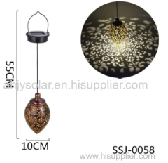 New iron waterproof solar light sensor water drop light