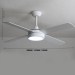 Silent fan light high wind frequency conversion restaurant ceiling fan light modern and simple living room light