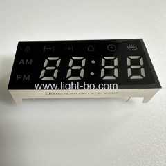 Ultra bright white 4 Digit 7 Segment LED Clock Display common cathode for built-in Oven Timer Controller