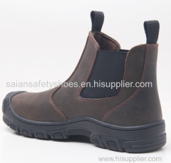Factory Customizable S3 Work Shoes for Men High Leather OEM ODM Waterproof Steel Toe Safety Boots Factory