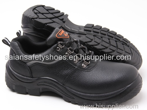 CE S3 Genuine Leather Safety Work Boots Waterproof with PU Sole Steel Toe Iron Midsole