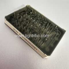 Dual Line 4+4 Digit White /Pure Green Customized 7 Segment LED Display Common Anode for process control