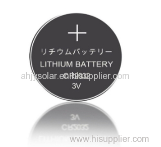 cr2032 coin cell 3V lithium manganese button cell