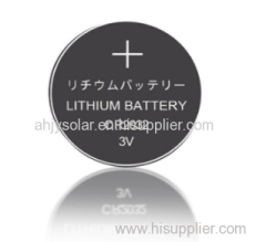 cr2032 coin cell 3V lithium manganese button cell