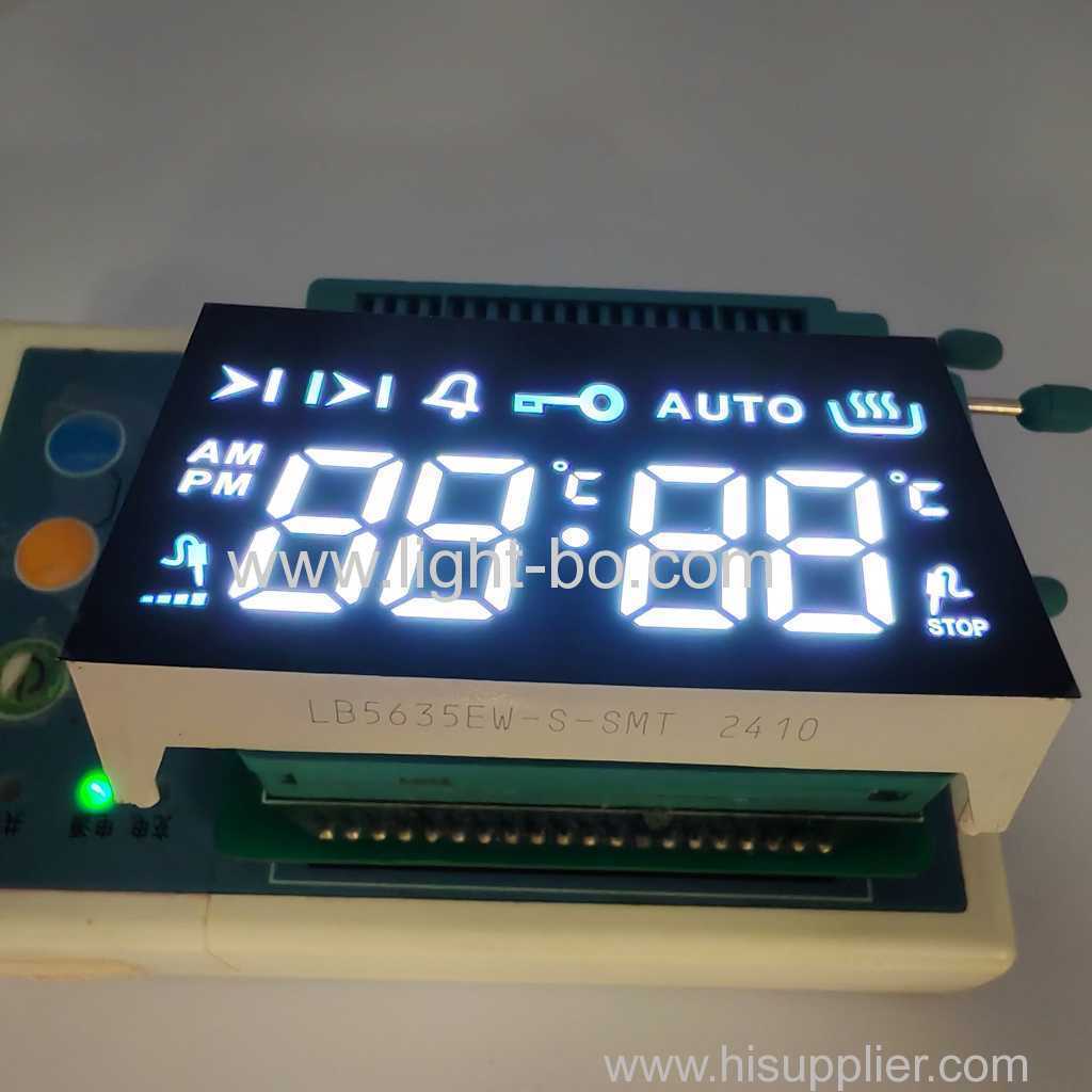 display LED a 4 cifre e 7 segmenti bianco ultra luminoso anodo comune per timer forno