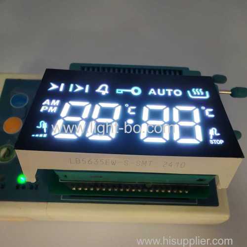 Display LED ultra brilhante de 4 dígitos e 7 segmentos, cátodo comum para temporizador de forno