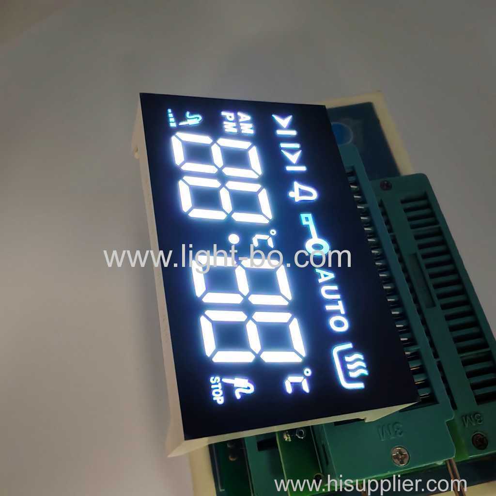 display LED a 4 cifre e 7 segmenti bianco ultra luminoso anodo comune per timer forno