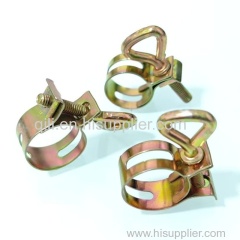 GAS HOSE CLIPS MINI LPG HOSE CLAMPS CHINA MANUFACTURER CIXI QILI NINGBO HOSE CLAMP