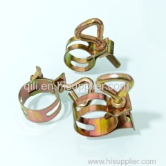 GAS HOSE CLIPS MINI LPG HOSE CLAMPS CHINA MANUFACTURER CIXI QILI NINGBO HOSE CLAMP