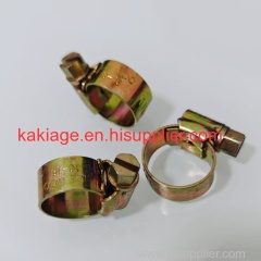 HOSE CLAMP ORBT MOO 11-16 13-16 HOSE CLIPS JUBILE HOSE CLAMPS MINI GALVANIZED YELLOW ZINC