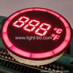 Round Common Cathode 7-Segment LED Temperature Display Controller