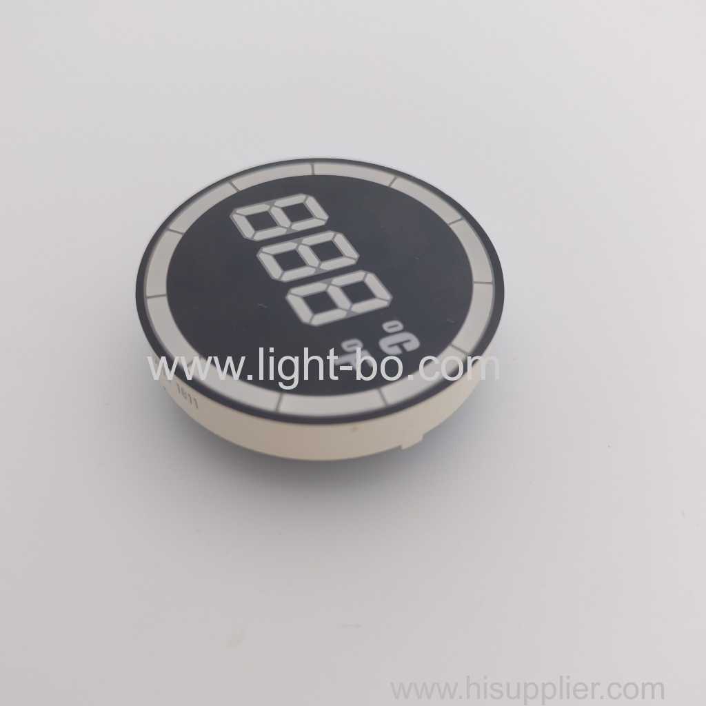 runder gemeinsamer Anoden-7-Segment-LED-Temperaturanzeige-Controller