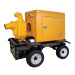 Diesel self-priming pump truck