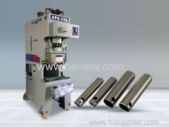 Press machine for making hollow pins