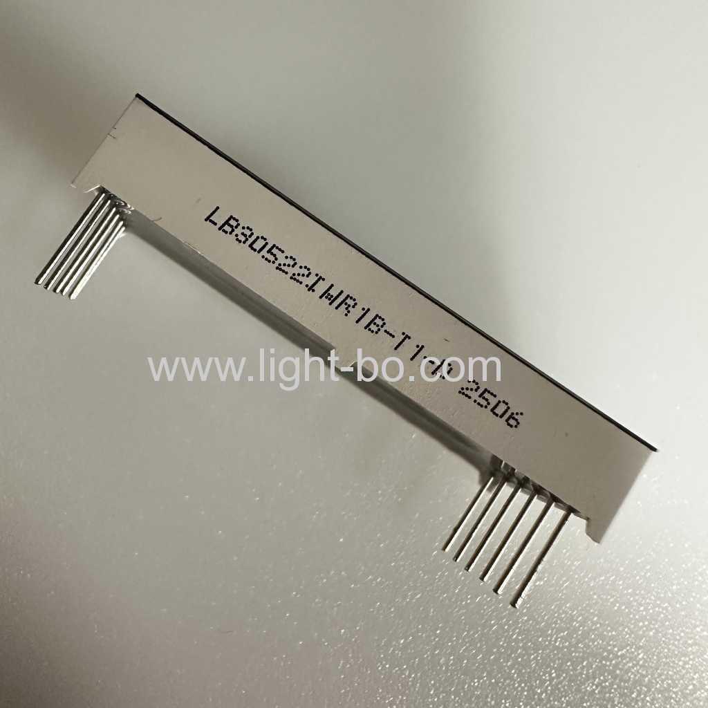 냉장고 컨트롤러용 초고휘도 백색/적색 3자리 LED 디스플레이 7세그먼트 공통 양극