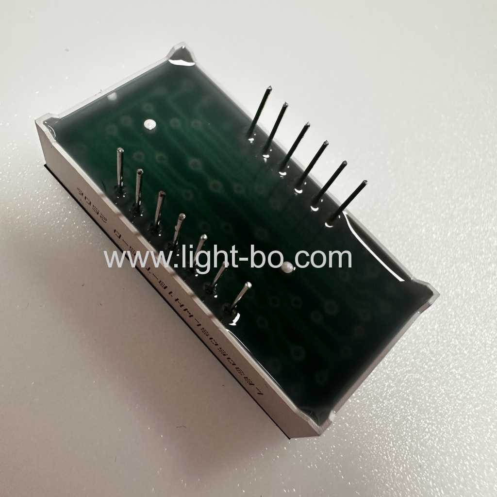 Display LED a 7 segmenti personalizzato, 3 cifre, 12,7 mm, catodo comune bianco per pannello di controllo del frigorifero