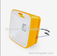 Solar-powered portable lighting lamp