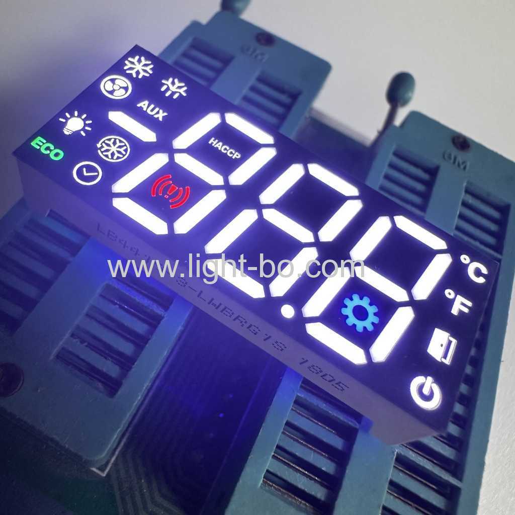 catodo comune con display LED multicolore a 3 cifre da 17 mm a 7 segmenti per il controller del frigorifero