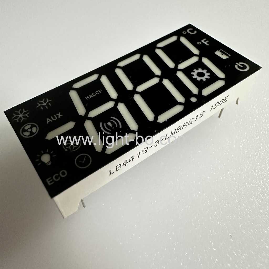 catodo comune con display LED multicolore a 3 cifre da 17 mm a 7 segmenti per il controller del frigorifero