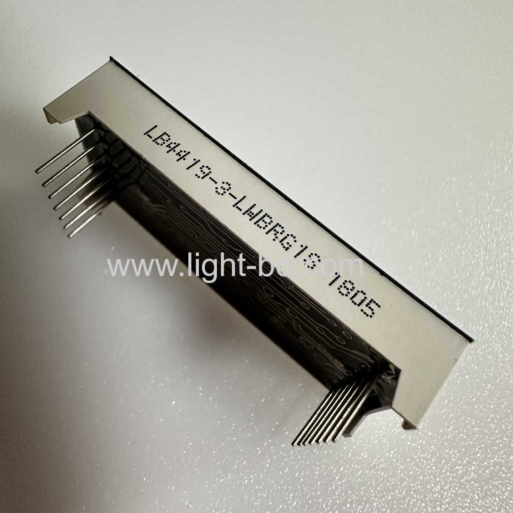 catodo comune con display LED multicolore a 3 cifre da 17 mm a 7 segmenti per il controller del frigorifero
