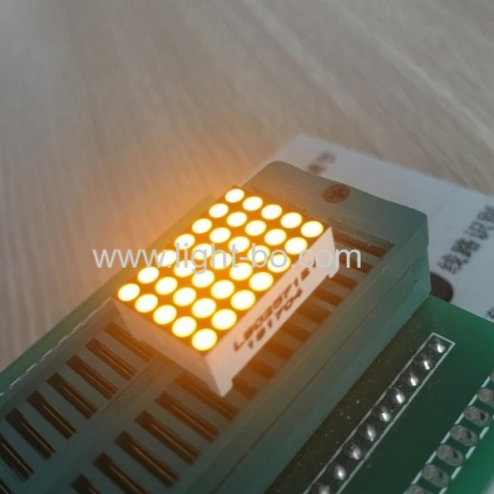 Display de LED de matriz de pontos vermelhos de 1,26 polegadas e 3 mm 5 x 7