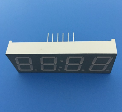 Reloj LED pequeño de 7 segmentos, verde superbrillante, de cátodo común de 4 dígitos y 0,3"