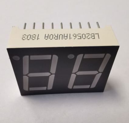 ânodo comum vermelho super brilhante 0,56" 2 dígitos led displays numéricos