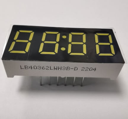 Reloj LED pequeño de 7 segmentos, verde superbrillante, de cátodo común de 4 dígitos y 0,3"