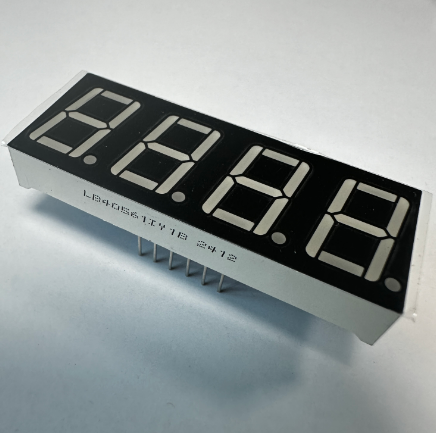 display a led bianchi ultraluminosi anodo comune a 7 segmenti e 4 cifre per timer del forno