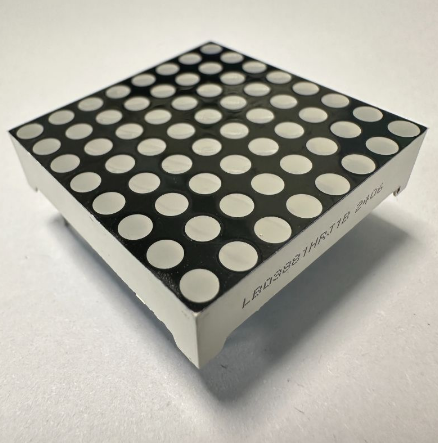 2,0 Zoll ultrahelles rotes 5 mm 8 x 8 Punktmatrix-LED-Display für bewegliche Schilder, Verkehrsanzeigetafeln, Quene-Systeme