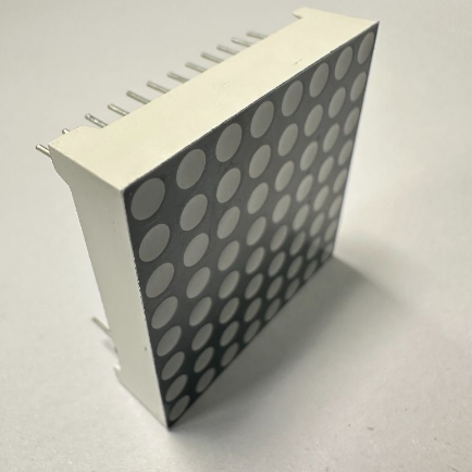 2,0 Zoll ultrahelles rotes 5 mm 8 x 8 Punktmatrix-LED-Display für bewegliche Schilder, Verkehrsanzeigetafeln, Quene-Systeme