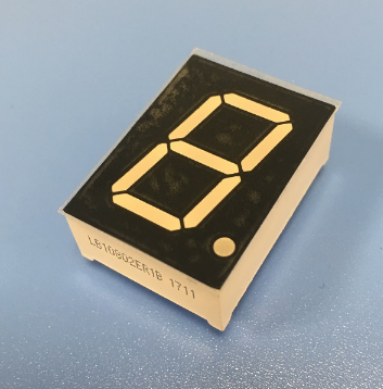 gemeinsame Kathode 0.8inch super rot 7 Segment LED-Anzeige einzelne Ziffer für Instrumententafel