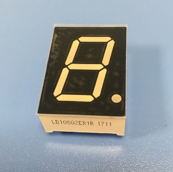gemeinsame Kathode 0.8inch super rot 7 Segment LED-Anzeige einzelne Ziffer für Instrumententafel