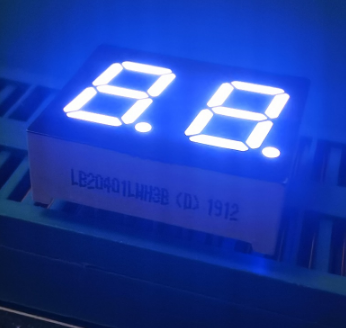 شاشة عرض LED فائقة الجودة ثنائية الرقم مقاس 0.4 بوصة مكونة من 7 قطاعات
