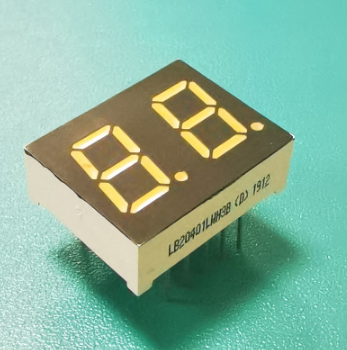 Pantalla LED de 7 segmentos, de dos dígitos y súper verde de 0,4 pulgadas