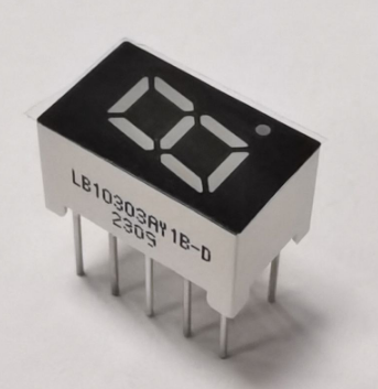Displays de LED de sete segmentos de tamanho grande de um dígito de ânodo comum de 4 polegadas branco puro para uso externo