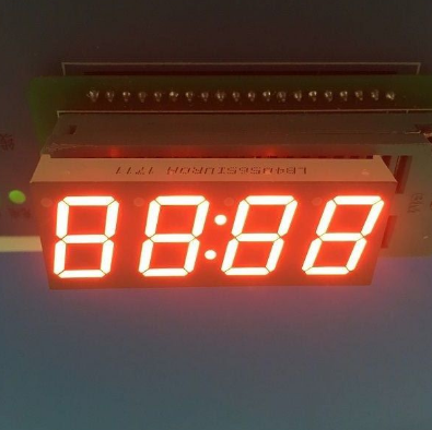 Màn hình LED 7 đoạn bốn chữ số siêu đỏ tùy chỉnh cho bộ hẹn giờ lò nướng kỹ thuật số