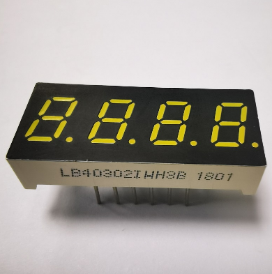 ânodo comum vermelho brilhante alto 0,39 polegadas 4 dígitos 7 segmentos displays led para indicadores de relógio